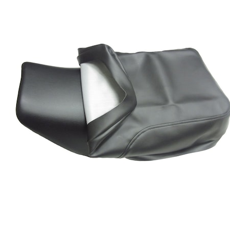 Wide Open Black Vinyl Seat Cover For Kawasaki KLF220A Bayou 88-01